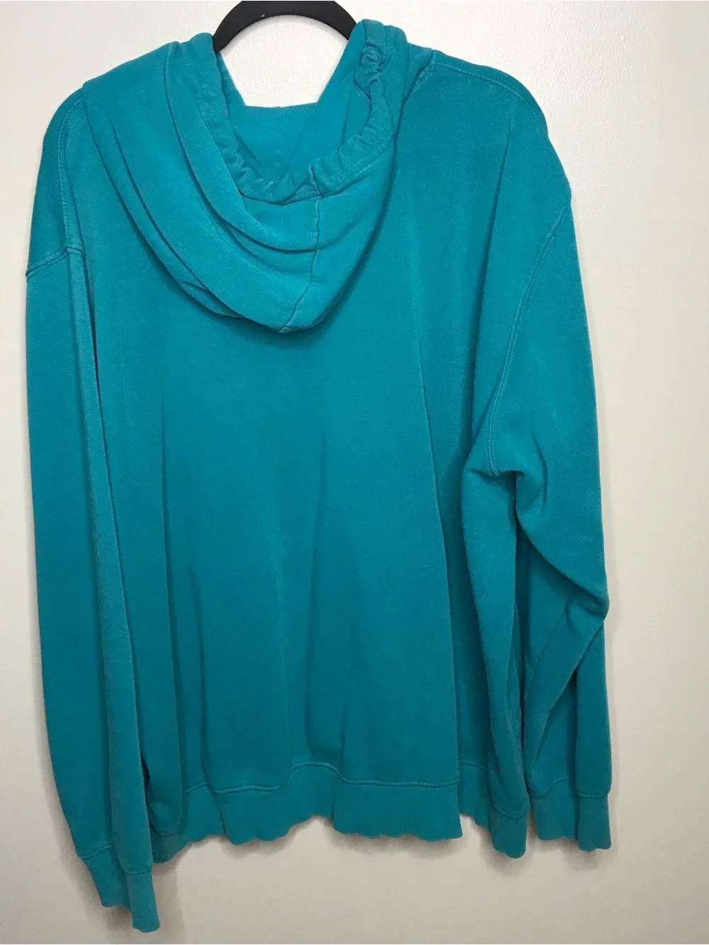 North Face Men's Teal Crewneck Hoodie with Logo Graphic Sz XXL